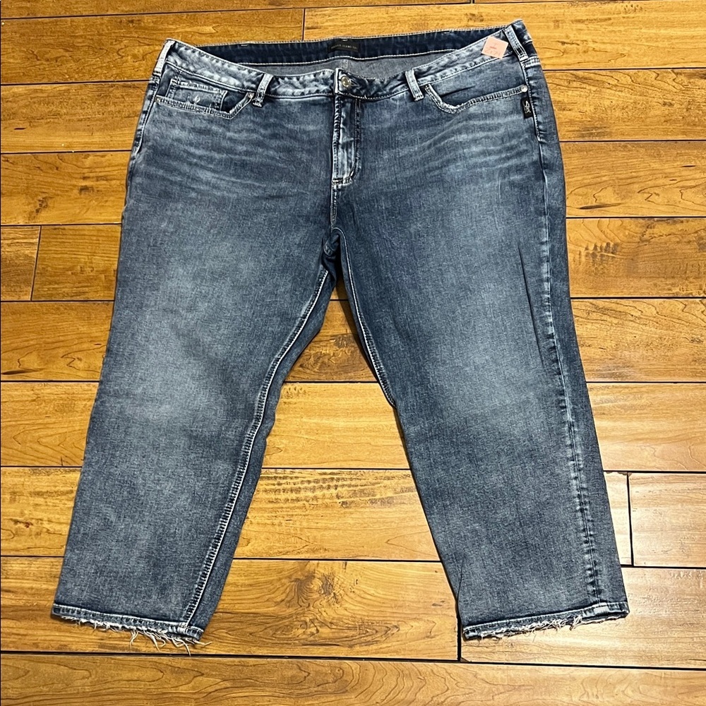 Silver Jeans Elyse slim crop